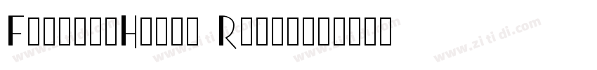 FiftiesHeavy Regular字体转换